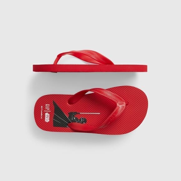 New With Tags Gap‎ Kids / Star Wars™ Red Size 10/11 Flip Flops - Picture 2 of 10